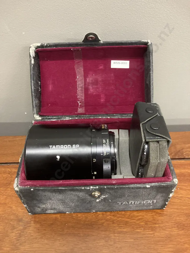 Tamron SP BBAR MC 500mm f/8 Tele Macro Mirror Lens, 55B No924083, With Hood, Tamron Case, 5 x Filters In Moulded Case, Image 1++